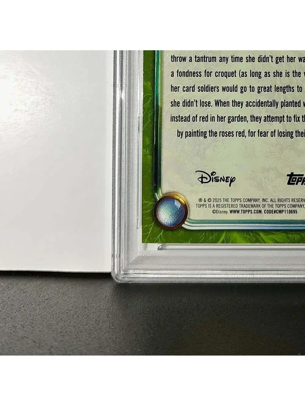 Queen of Hearts 2025 Topps Disney Wonder #174 Card Alice in Wonderland PSA 10